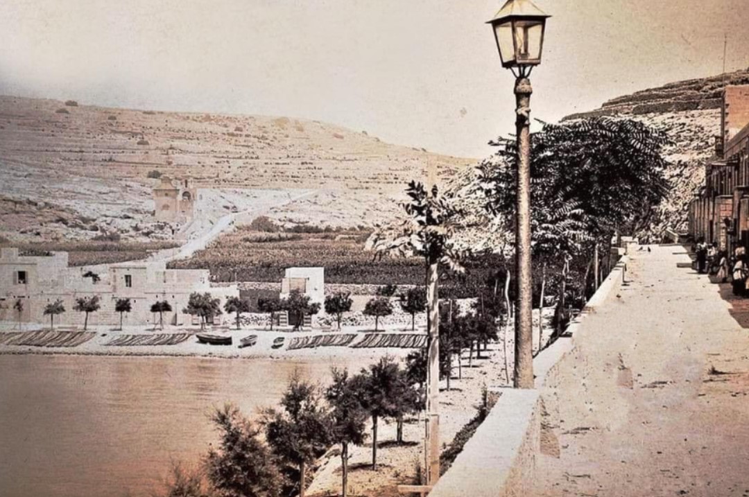 Scenic promenade overlooking Xlendi bay