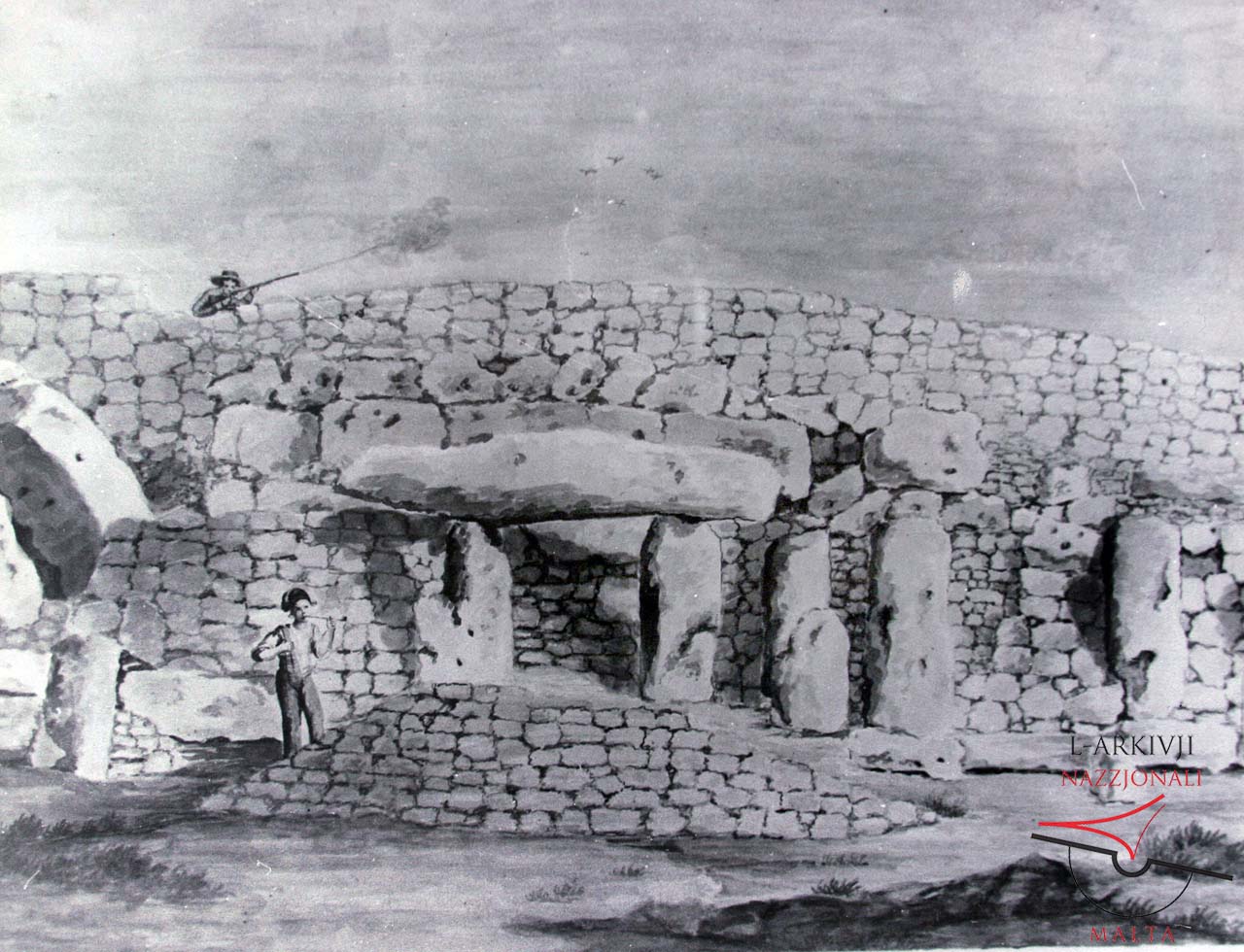 Prospect of the Temple of Gozo