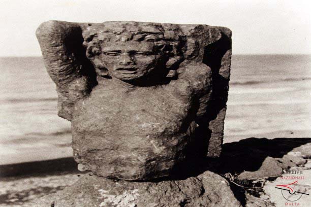 Satyr sculpture from Roman Villa excavations