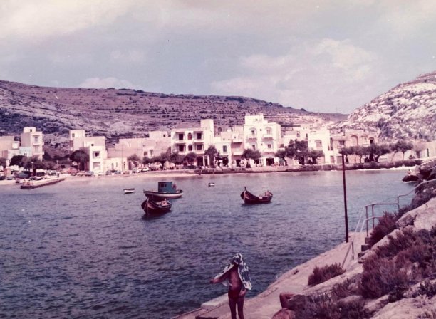 Tranquil waters at Xlendi bay