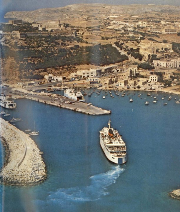 Aerial View of Mgarr Harbour