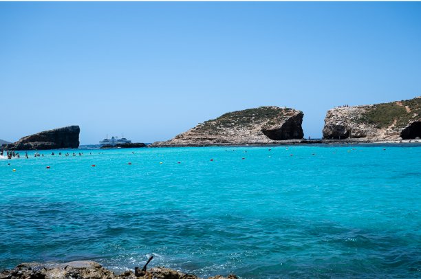 Clear waters of Comino