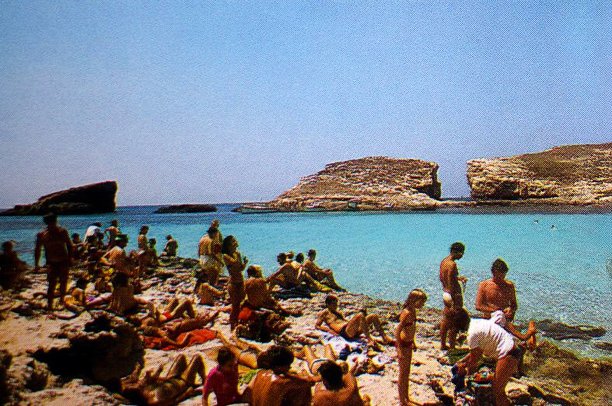 Busy day at Blue Lagoon