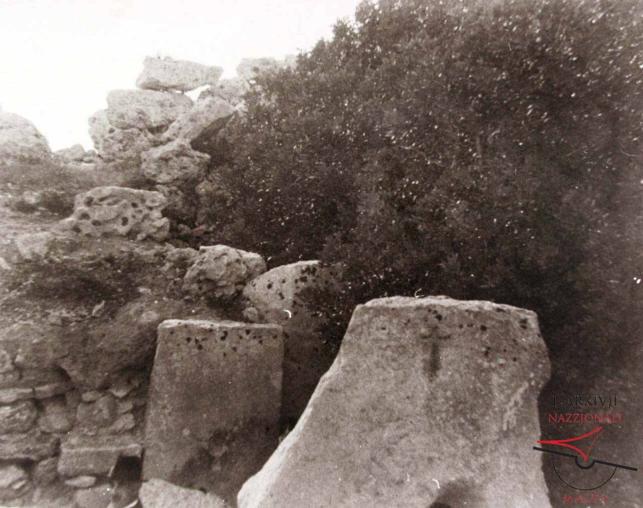 General view of Ġgantija Temples