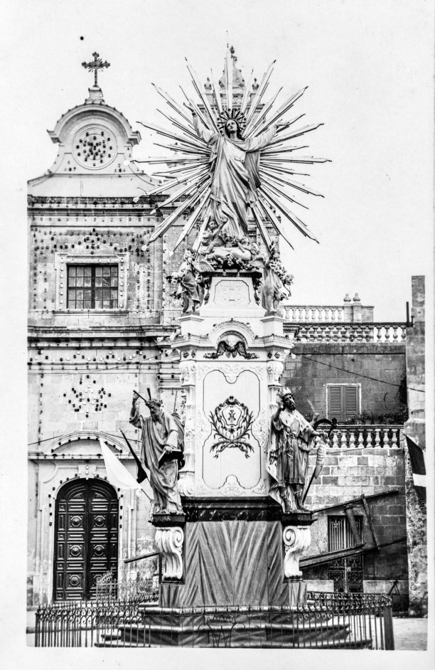 The faade of the St James church in Victoria.
