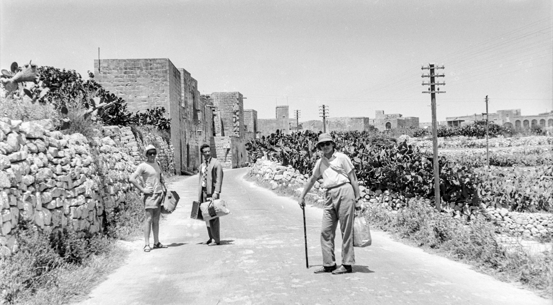 A streetscape in Gharb, as captured by Guido Stilon in the 1960s.