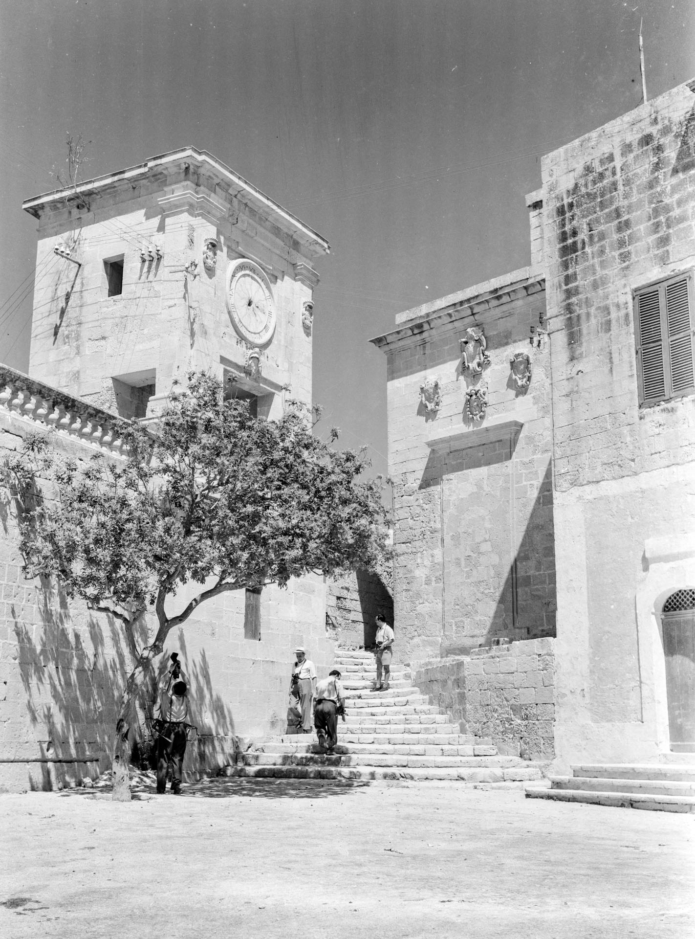 The Citadel in Victoria, captured by Emmanuel Borg from Kalkara in the 1960s. Courtesy of John Borg.