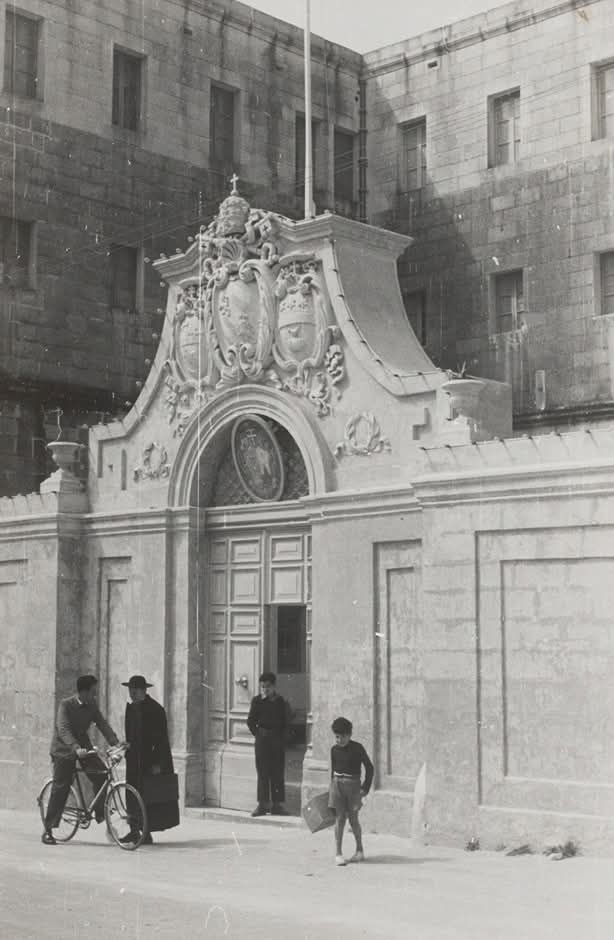 Entrance of the Gozo Seminary, Victoria