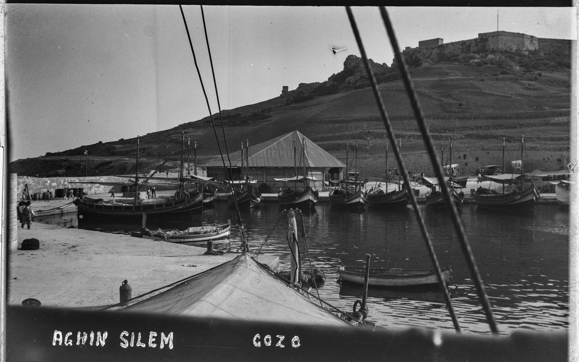 Traditional boats at Mġarr Harbour