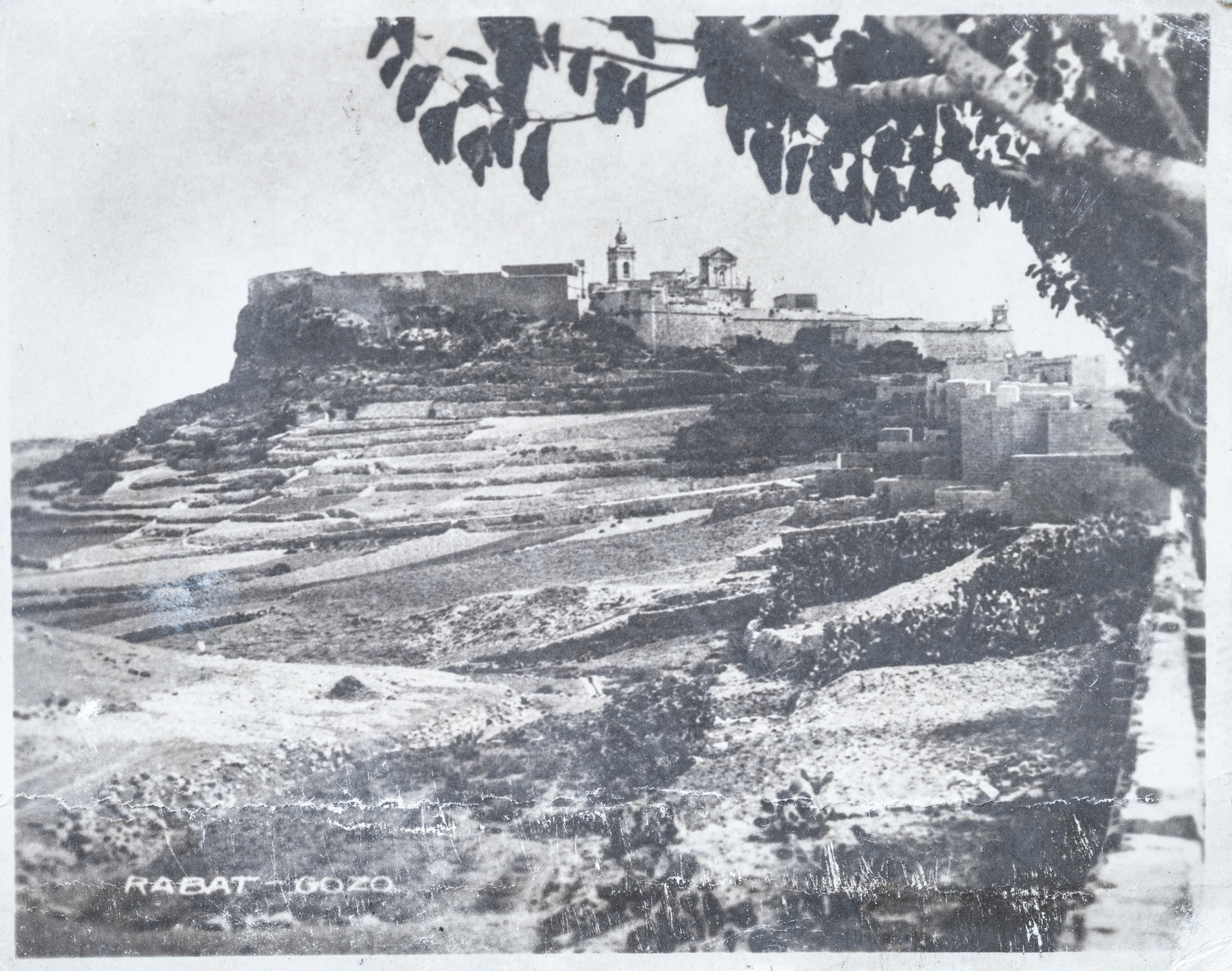 The Citadel photographed from an unusual angle.