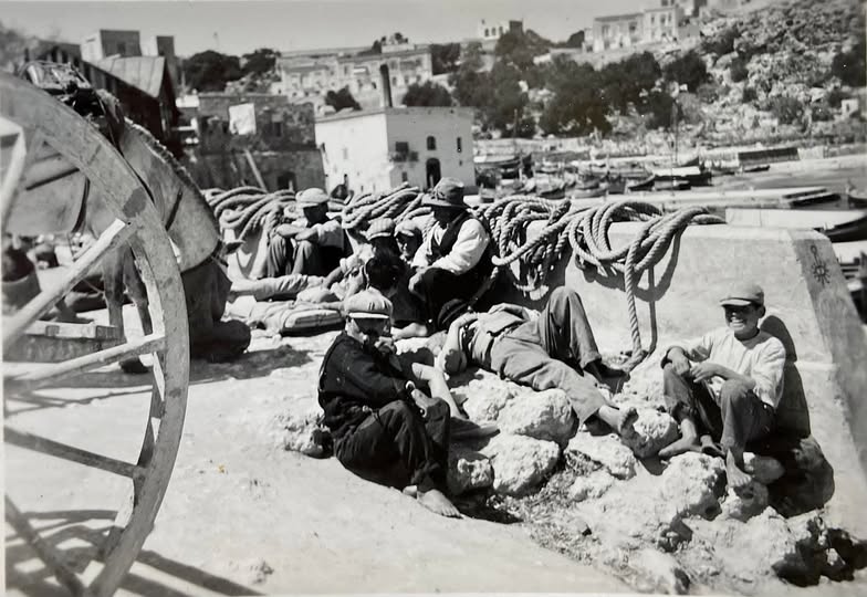 Mġarr Harbour near the pumping station
