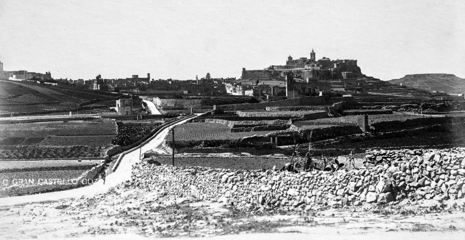 The approach to Victoria as captured by EA Gouder in the 1920s.