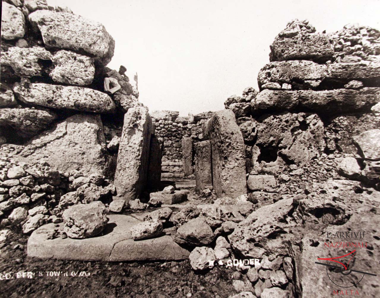 Ġgantija's South Temple entrance