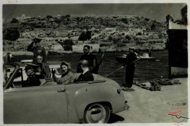 Queen Elizabeth II at harbour