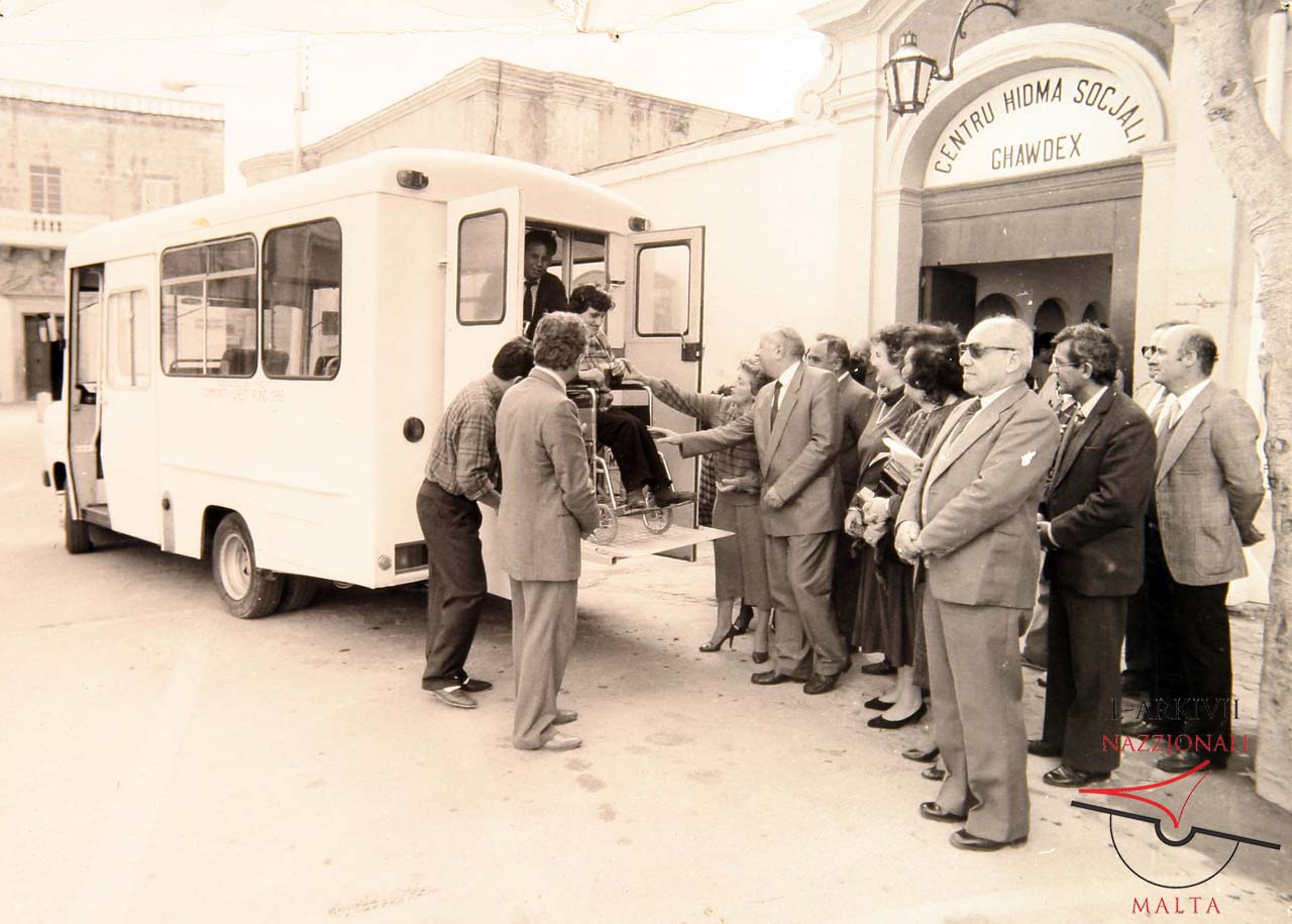 Donation of minibus