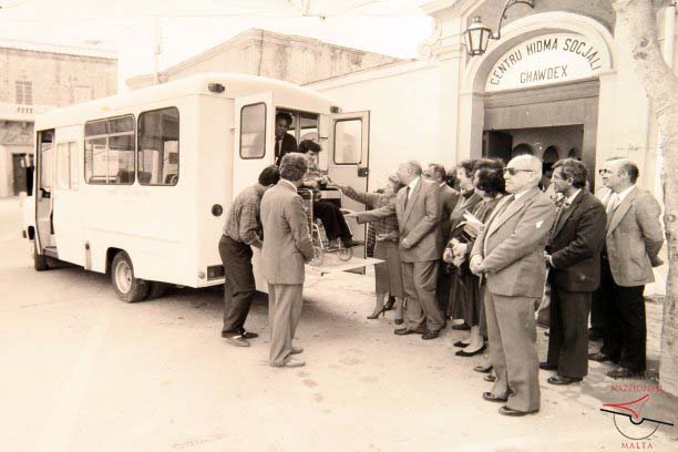 Donation of minibus