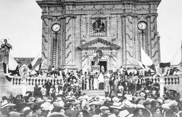 The festivities of St Margaret in Sannat in 1928.