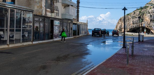 Coastal street in Xlendi